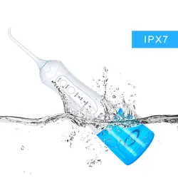 Przenośny IRYGATOR do higieny jamy ustnej 200 ml   4 końcówki