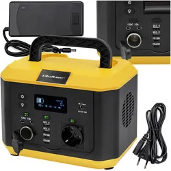Przenośna stacja zasilania Qoltec Monolith 350W 300Wh USB LCD CZYSTY SINUS