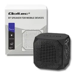 Przenośny głośnik Bluetooth 3W Qoltec Double speaker - czarny