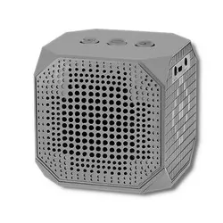 Przenośny głośnik Bluetooth 3W Qoltec Double speaker - szary