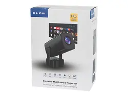 Przenośny projektor multimedialny AndroidTV HD BLOW Cinema SOUND   etui - kolor czarny