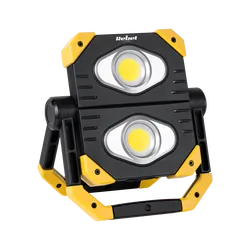 Przenośny reflektor lampa LED 2xCOB naświetlacz Rebel 6500K Power bank