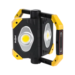 Przenośny reflektor lampa LED 2xCOB naświetlacz Rebel 6500K Power bank