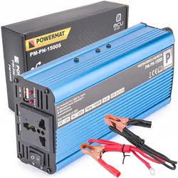 Przetwornica napięcia 12V 1500W Powermat PM-PN-1500S