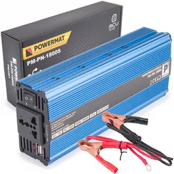 Przetwornica napięcia 12V 1800W Powermat PM-PN-1800S