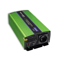 Przetwornica napięcia 3w1 UPS ładowarka akumulatorów Qoltec Monolith 12V/230V 600W/1200W Czysty Sinus