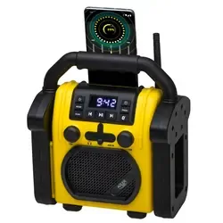 Radio budowlane FM przenośne Adler AD 1911 Bluetooth AUX