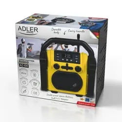 Radio budowlane FM przenośne Adler AD 1911 Bluetooth AUX