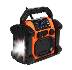 Radio budowlane przenośne BLOW RA14 analogowe AM/FM Bluetooth USB AUX SD
