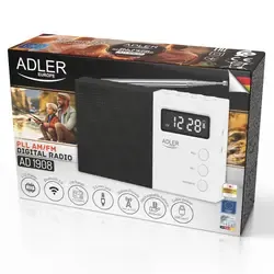 Radio cyfrowe PLL AM/FM Adler AD 1908 Bluetooth USB SD