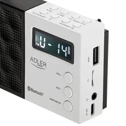 Radio cyfrowe PLL AM/FM Adler AD 1908 Bluetooth USB SD
