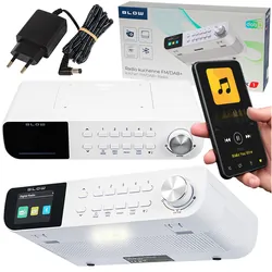 Radio kuchenne FM/DAB  BLOW RK1 Bluetooth białe