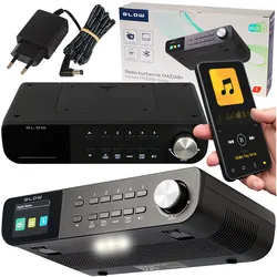 Radio kuchenne FM/DAB  BLOW RK1 Bluetooth czarne