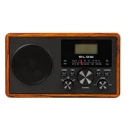 Radio przenośne BLOW RA9 V.2 analogowe AM/FM Bluetooth USB AUX SD