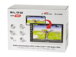 Radio samochodowe BLOW  AVH-9810 2DIN 7" Bluetooth FM SD USB AUX pilot