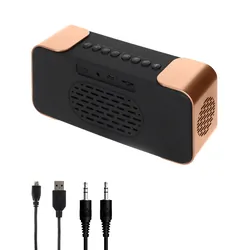 Radiobudzik bezprzewodowy Bluetooth Adler AD 1190 Copper