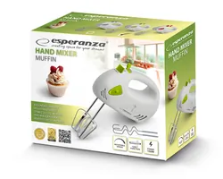 Ręczny mikser kuchenny Esperanza Muffin - zielony