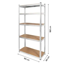 Regał metalowy magazynowy Rebel 180 cm