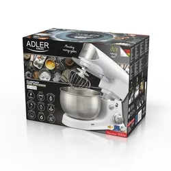 Robot planetarny Adler AD 4226w 1200W 3L 3 mieszadła - biały