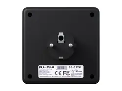 Rozgałęźnik R-20 PR 2-GNIAZDA   2USB   USB-C czarny
