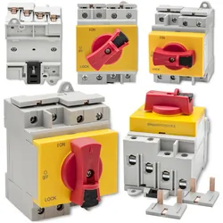 Rozłącznik izolacyjny DC z funkcją blokady na szynę DIN Qoltec wyłącznik główny 1200V 32A 8kV 4P