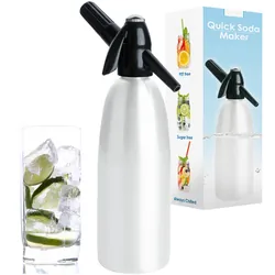 Saturator syfon do wody QUICK SODA SA-01B biały 1L