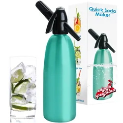 Saturator syfon do wody QUICK SODA SA-01 miętowy 1L - special edition