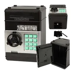 Sejf kasetka na zamek elektroniczny skarbonka dla dzieci BLOW SB-06 czarny