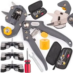 Sekator szczepienia roślin krzewów drzew Powermat PM-SDO-310BT 3 matryce   etui