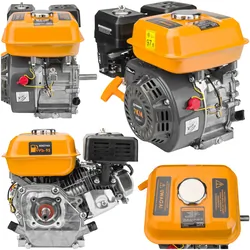 Silnik spalinowy 4-suwowy 4,9kW/ 7KM 20 mm Powermat PM-SSP-720T
