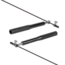 Skakanka bokserska aluminiowa z metalowym łożyskiem REBEL ACTIVE regulowana 3m