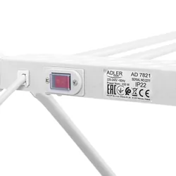 Składana elektryczna suszarka do ubrań Adler AD 7821
