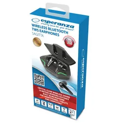 Słuchawki bezprzewodowe Bluetooth Esperanza SAGITTA douszne TWS