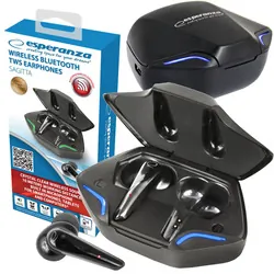 Słuchawki bezprzewodowe Bluetooth Esperanza SAGITTA douszne TWS