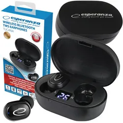 Słuchawki bezprzewodowe Bluetooth Esperanza TUCANA douszne TWS