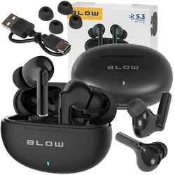 Słuchawki bezprzewodowe douszne BLOW Earbuds BTE600 BLACK