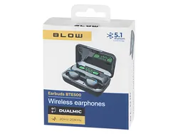 Słuchawki BLOW Earbuds BTE500 Bluetooth PowerBank czarne