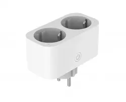 Smart adapter gniazdo 230V WiFi białe podwójne Art