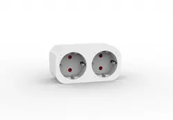 Smart adapter gniazdo 230V WiFi białe podwójne Art