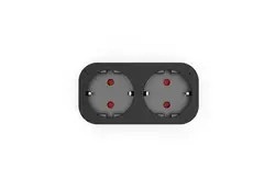 Smart adapter gniazdo 230V WiFi czarne podwójne ART