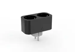 Smart adapter gniazdo 230V WiFi czarne podwójne ART