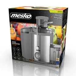 Sokowirówka 600 W Mesko MS 4126 pojemnik na sok - szara
