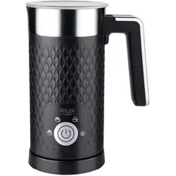 Spieniacz do mleka Adler AD 4494  - 4w1 spienianie podgrzewanie latte cappucino - czarny