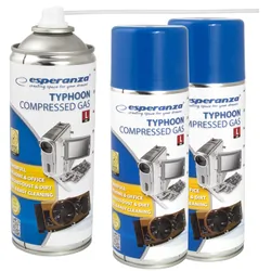 Sprężone powietrze gaz Esperanza 400 ml zestaw 3 szt
