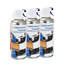 Sprężone powietrze w sprayu Esperanza 400 ml zestaw 3szt