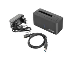 Stacja dokująca dysku HDD NATEC KANGAROO SATA 2.5"/3.5" USB 3.0 + zasilacz
