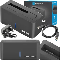 Stacja dokująca dysku HDD NATEC KANGAROO SATA 2.5"/3.5" USB 3.0   zasilacz