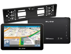 Stacja multimedialna nawigacja GPS BLOW GPS720 Sirocco 8GB z kamerą cofania w ramce