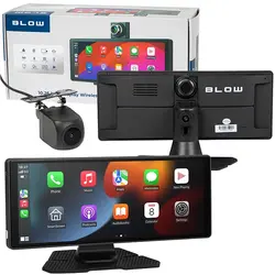 Stacja multimedialna  z wideorejestratorem bezprzewodowy CarPlay5.0 BLOW   kamera cofania