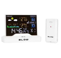 Stacja pogodowa bezprzewodowa BLOW WS104 biała